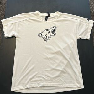 Adidas Arizona Coyotes Logo Soft Shirt Mens M Medium